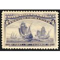 233, Mint XF NH 4¢ - With Graded 90 PSAG Certif...