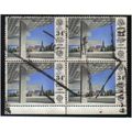 1987 GB EUROPA 34P BLOCK TABBED F/U SG1358