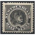 Newfoundland 1894 SG59 1/2c Black Mounted Mint ...