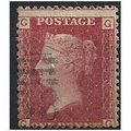 1858 SG43 1d Red Plate 90 Fine Used Check Lette...
