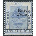 Orange Free State 1896 SG77 1/2d on 3d Ultramar...