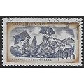 Mi 1037: 40 h. brown-ochre/deep violet-blue Tat...