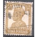 India 1940 - SG 269 - KGV1 1a3p brown- used 5