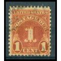 Used J80 1c Postage Due Barely Clears WA1277