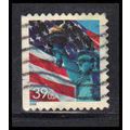 Used 3985 39c Lady Liberty and U.S. Flag Fine B...