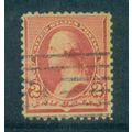 Used 220 2c George Washington Jusst Clears A13521