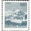 YUGOSLAVIA, Perast, grey-blue 1976, 4.90din
