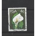 SouthAfrica.SG351 4c Arum Lily.Paper Unchecked....