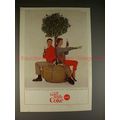 1964 Coke Coca-Cola Ad w/ Puppy - Pause that Refreshes!