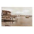 SUPERB REAL PHOTO POSTCARD THE QUAY CHRISTCHURC...
