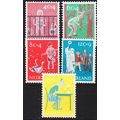 NIEDERLANDE NETHERLANDS [1959] MiNr 0739-43 ( *...