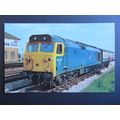 Dawlish Warren No.46 Class 50 50028 Tiger Postcard