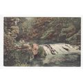 Ham's Weir Frenchay Postcard 1906 Gloucestershi...