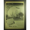 1945 Delta Air Lines Ad - Southern Charm in a skyscraper setting