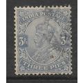 INDIA 1911 3p GREEN SG 152 FINE USED#2