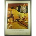 1960 Hennessy Cognac Ad - Your golden hours call for the luxury of Hennessy