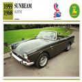 Collectors Club card. Classic Cars. Sunbeam Alp...