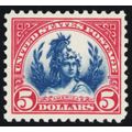 573, Mint XF NH $5 Liberty Stamp - Stuart Katz