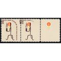 1610a, MNH $1 - RARE Transitional Error Strip o...