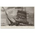Trois mats prenant son pilote 3 mast ship Art p...