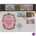 BELIZE 1977 SILVER JUBILEE QUEEN ELIZABETH II S...