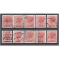 BULK STOCK.11p Brown-Red x 10.Type Unchecked.Fi...