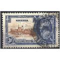 Nigeria 1935 SG32 3d Brown & Deep Blue Silver J...