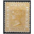 Sierra Leone 1889 SG32 3d Yellow Wmk Crown CA M...