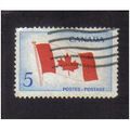 1965 canada national flag 5c f/u sg564