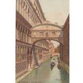 Artist Drawn Ponte Del Sospirt Venezia Italy Po...