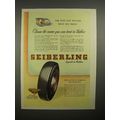 1945 Seiberling Tire Ad - You Can Trust in Rubber