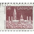 CANADA, Parliament Buildings, Ottowa, brown 1986, 34c, #5