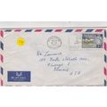 Jamaica 1963 Kingston to Chicago Airmail cover ...