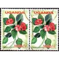 Uganda. 1600/= Value. Impatiens Wallediara . Fi...