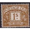 GB 1968 QE2 1/-d Ochre Postage Due Used SG D74 ...