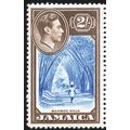 Jamaica KGVI 1938 2/- Blue & Chocolate Unmounte...