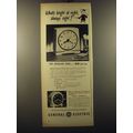 1949 General Electric Morning Star and Heralder Alarm Clocks Advertisement