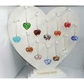 GLASS FRIENDSHIP HEARTS, Pick a colour, Handmad...