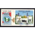 FDC Norfolk Island AMERIPEX '86 (Cachet-U/A) Bo...