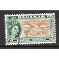 BAHAMAS 1954 2d YELLOW BROWN AND MYRTLE GREEN S...