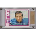 JOHNNY UNITAS 1972 AUTOGRAPHED BALTIMORE COLTS ...