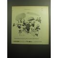 1958 National Airline Advertisement - Cartoon by Bandel Linn - Hunting