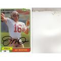 JOE MONTANA ROOKIE 1981 AUTOGRAPHED SAN FRANCIS...