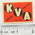 vintage Matchbox Label - Kwaliteit Voor Alles