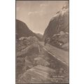 Fjeld-Skredet, Norangsdalen, 1920 - Amedé Postkort