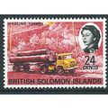 Solomon Islands 1968 SG176 24c Rose-Red, Black ...