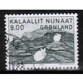 1985 Greenland - Design: Hares Hunting - 9.00kr...