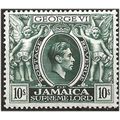 Jamaica 1938 SG133 10/- Myrtle Green Mounted Mi...