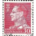 DENMARK, King Frederick IX, red 1961, 30ore, #4