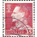 DENMARK, King Frederick IX, red 1963, 35ore, #4